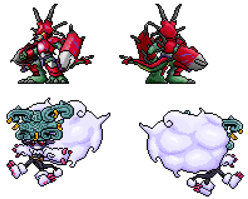 otro_jorch's tweet photo. Styracomon &amp; Taotiemon

#Styracomon #Taotiemon #VITALBRACELET #pixelart #DigimonStoryOlymposXII #fanart #デジモン #fangame #Digimon https://t.co/UP1b32C6hB