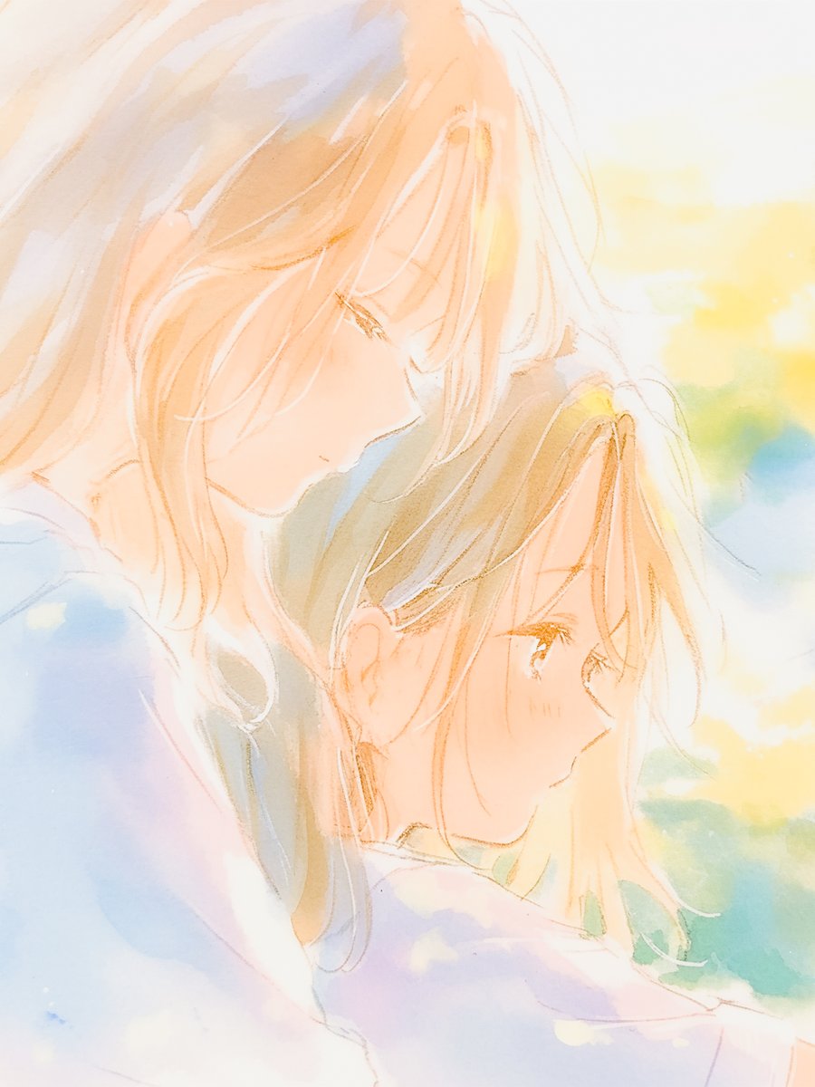 私の居場所 □Prompt A fusion of watercolor and colored pencil. A