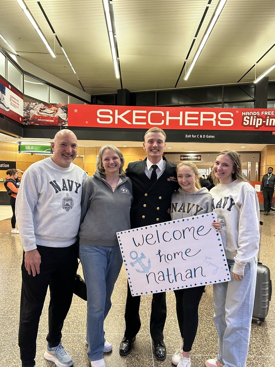 Back from deployment. Welcome home!