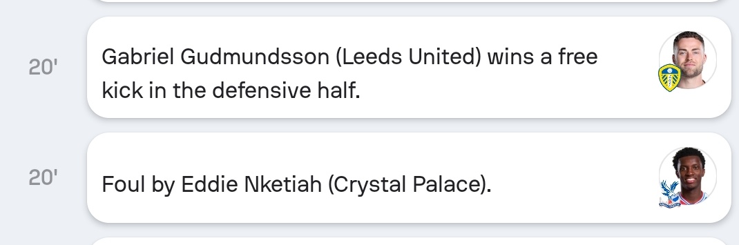 Billys_Bets's tweet image. Does anybody know what happened here?

Neither a foul has been added to Nketiah or a foul won from Gusmundsson?