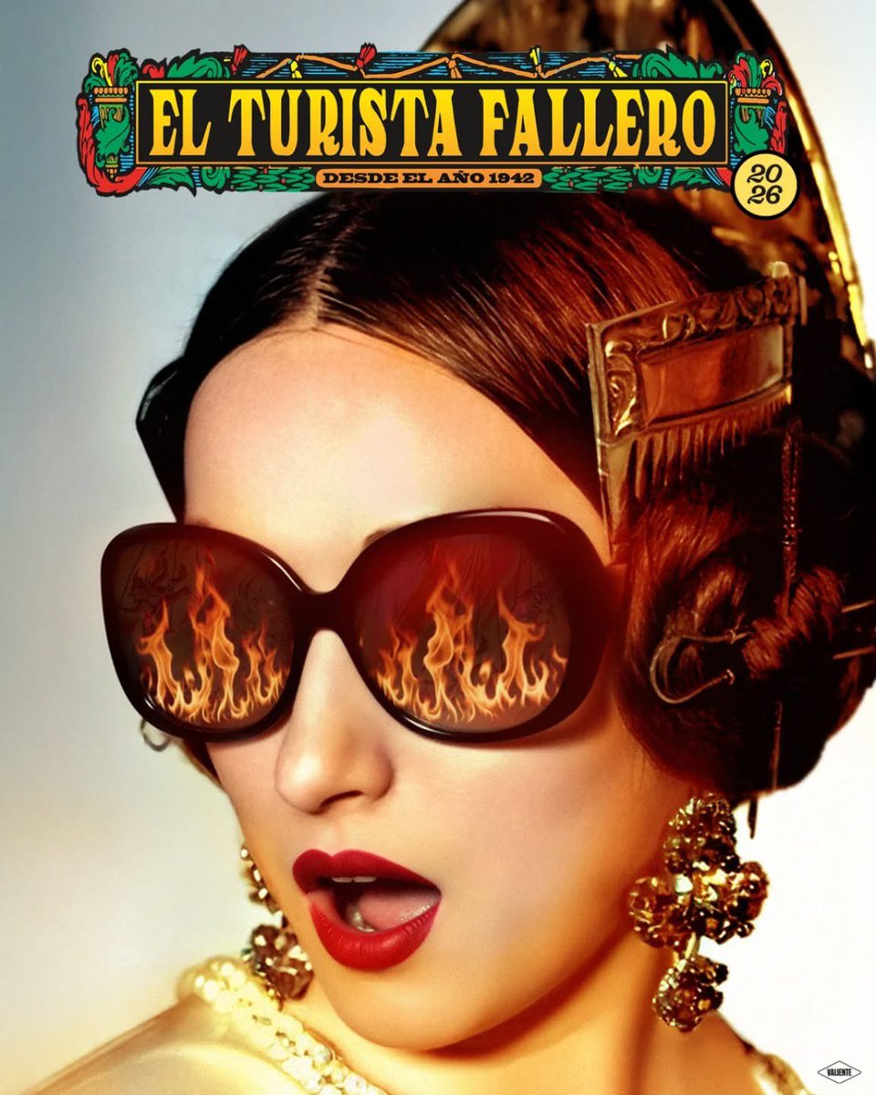 El Turista Fallero presenta su portada para las Fallas de 2026, obra de Javier Valiente.

#fallas #falles