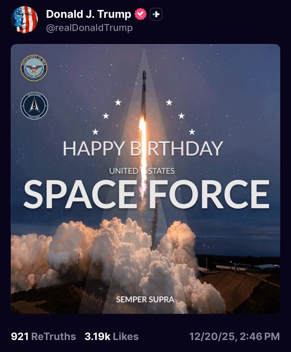 SPACE FORCE CAUGHT THEM ALL‼️

Space Force had a 908 (9+0+8=17) day secret mission that lifted off prior to the 2020 Election and did not land until after the 2022 Midterm Elections.

Just sayin’. 🐸