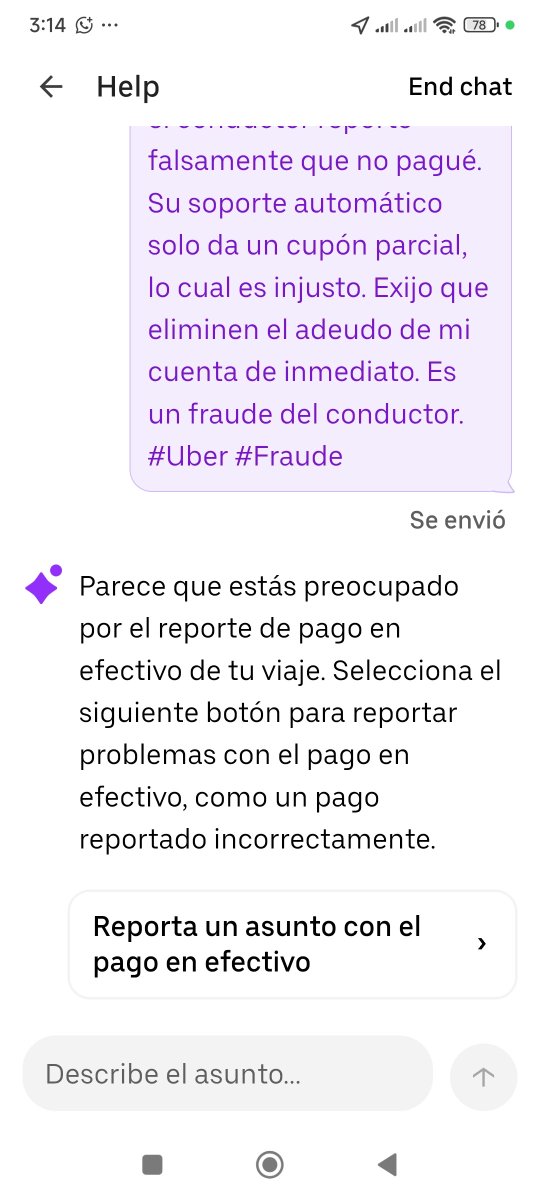 IVONPINKY's tweet image. @Uber_Support Pagué $200 en efectivo y el conductor reportó falsamente que no pagué. Su soporte automático solo da un cupón parcial, lo cual es injusto. Exijo que eliminen el adeudo de mi cuenta de inmediato. Es un fraude del conductor. #Uber #Fraude