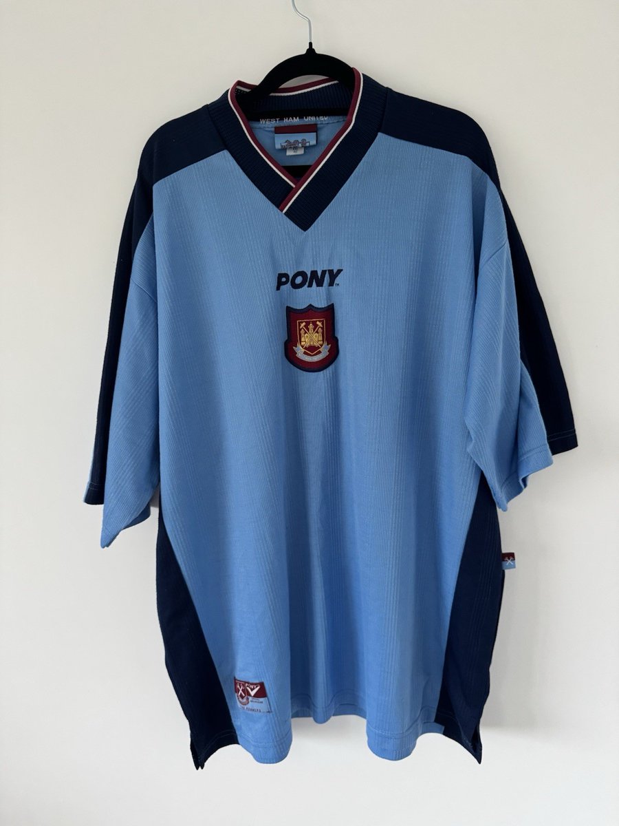 West Ham United 1997/98 Away Shirt Pony Jersey XXL Rare £34.65