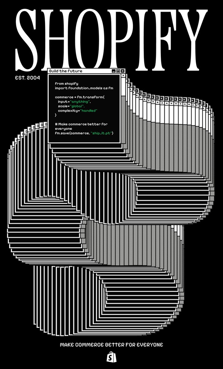 Creative_Curls's tweet image. If you were lucky enough to work at Shopify and work the booth at #Neurips2025, you got one of these cool shirts