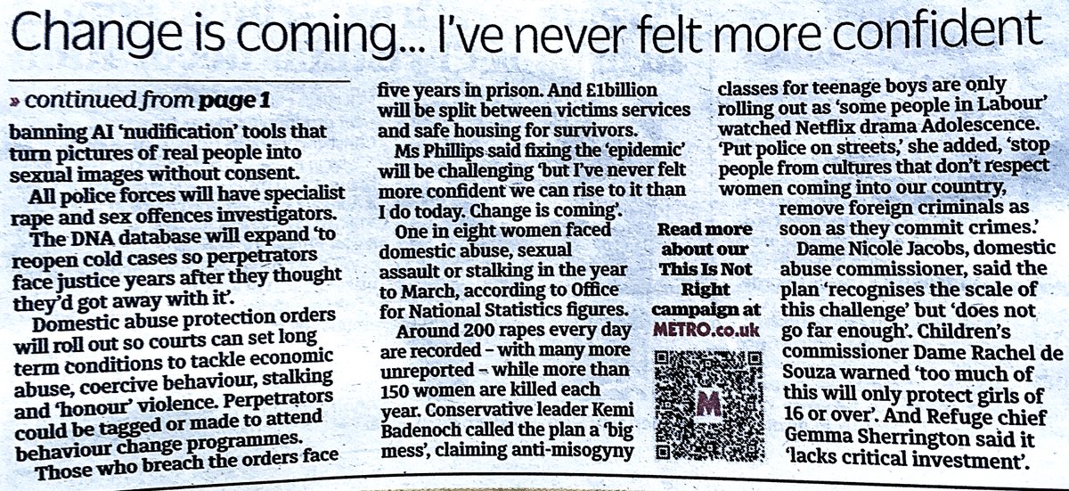 Olivia Coleman and her partner's company paid for Adolescence, as the unstoppable <a href="/CharlotteCGill/">Charlotte Gill</a> has discovered

Now '£1billion will be split between victims services and safe housing for survivors' - taxpayer money that'll be

The parents of boys all over the nation will be