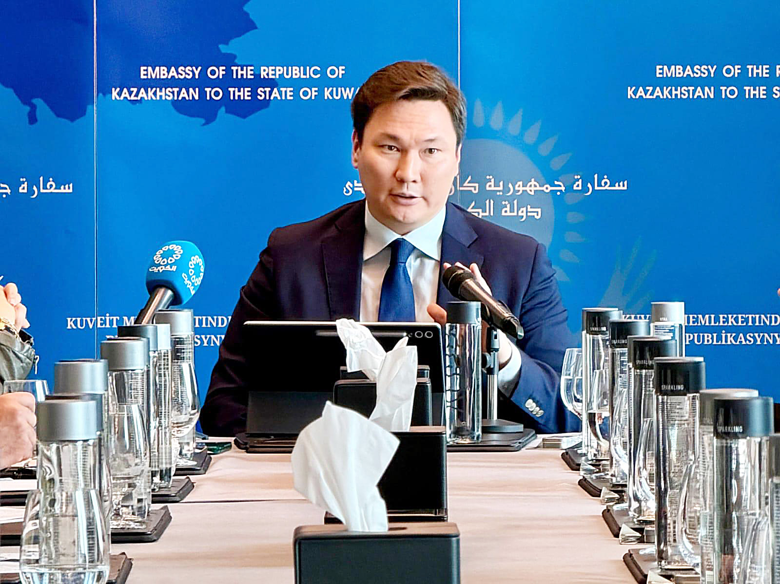 سفير كازاخستان: خطط لتعزيز الأمن الغذائي الكويتي. أعرب عن الاستعداد لتوسيع آفاق الشراكة بما يخدم مصالح البلدين 