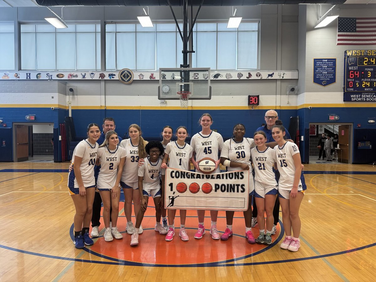 West Seneca West girls basketball tweet media