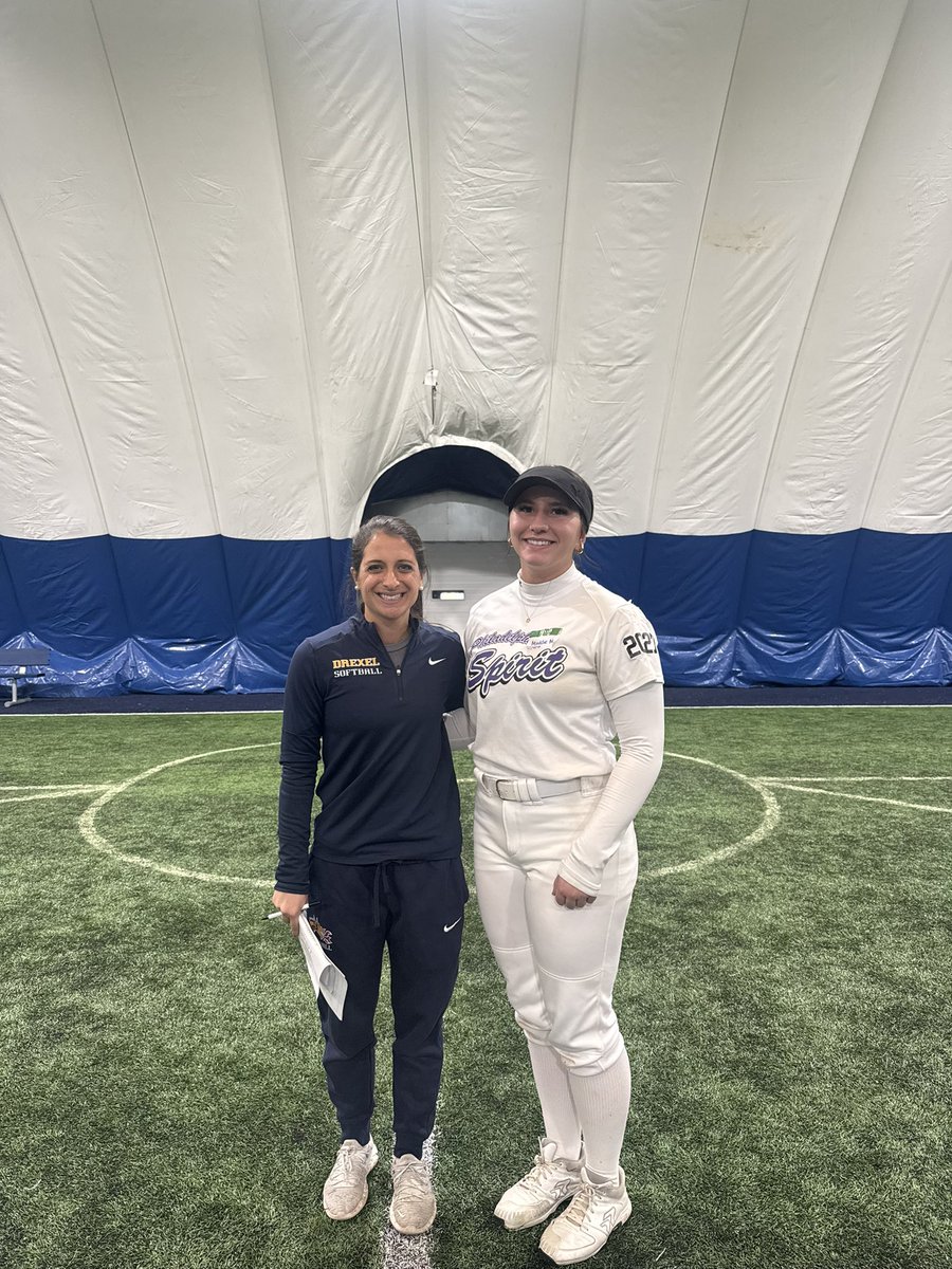 Thank you <a href="/DrexelSoftball/">Drexel Softball</a> for a great camp today, I learned so much and had a great time!! 💙💛

<a href="/CoachAllieB/">Allie Bridgman</a> <a href="/bkalman23/">Brooke Kalman</a> <a href="/CoachTim_Drexel/">Tim Homan</a>