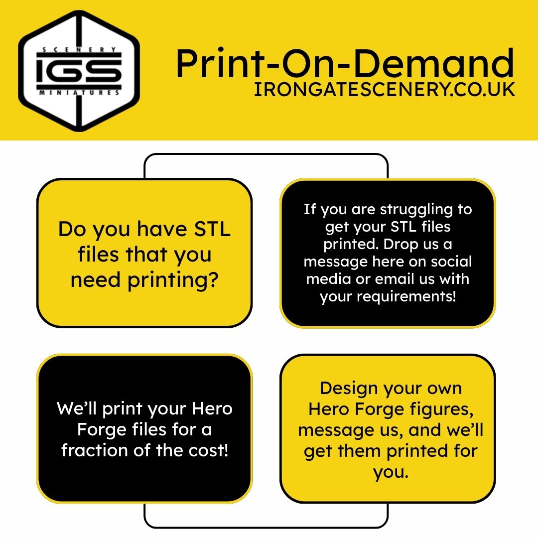 You backed it. You bought it. You forgot it. We can help.

#wargaming #dnd #dragonrampant #tabletopgaming #terrain #tabletopgames #miniatures #igsminis #warhammer40k #heroforge