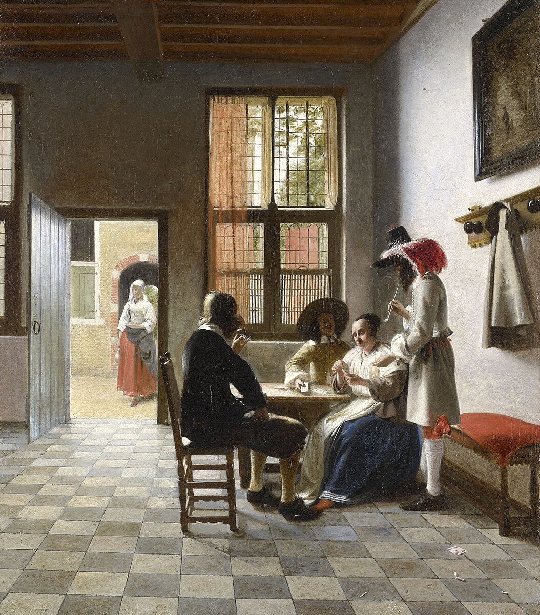 Pieter de Hooch, Dutch Golden Age and Baroque painter, was born #OnThisDay in 1629. He is renowned for his interiors and courtyards, and his masterful use of light. A characteristic element in most of his paintings is an open door or window.
#Art #Painting