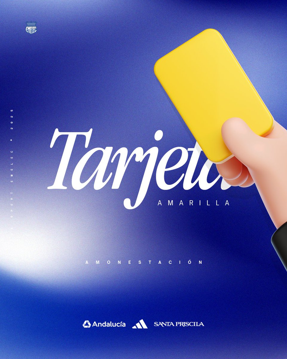 CSEmelec's tweet image. ⌚️ 15’ | 1T
ᴀᴍᴏɴᴇsᴛᴀᴄɪᴏɴ 🟨 ➡️ 30 L. Castillo
#CUEvsCSE 0x0
#DaleEmelec 🔵⚡️ #LigaEcuabet