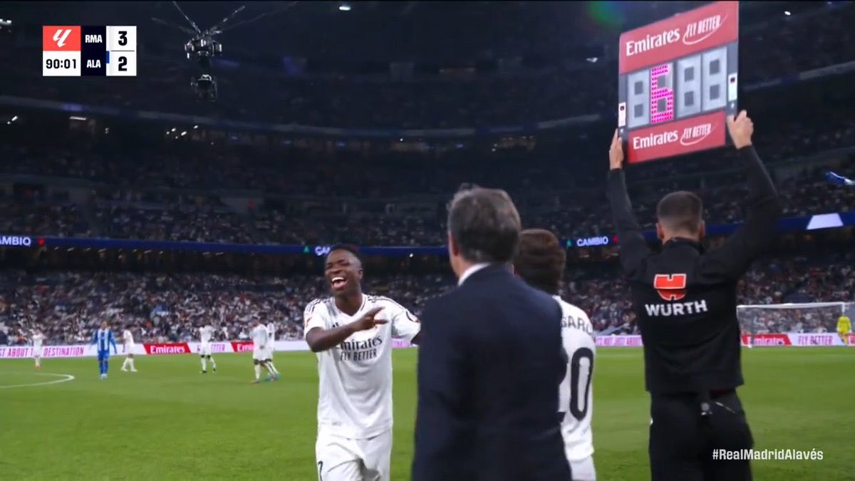 ThePopFoot's tweet image. 📊 Vinicius Junior n’a plus marqué depuis 2 mois

🏟️ 17 matchs 
⚽️ 0 but

🇪🇸 Séville ❌
🇪🇸 Alaves ❌
🏴󠁧󠁢󠁥󠁮󠁧󠁿 Man City ❌
🇪🇸 Celta Vigo ❌
🇪🇸 Bilbao ❌
🇪🇸 Girone ❌
🇬🇷 Olympiacos ❌
🇪🇸 Elche ❌
🇹🇳 Tunisie ❌
🇸🇳 Sénégal ❌
🇪🇸 Rayo Vallecano ❌
🏴󠁧󠁢󠁥󠁮󠁧󠁿 Liverpool ❌
🇪🇸 Valence ❌
🇪🇸 Barcelone…