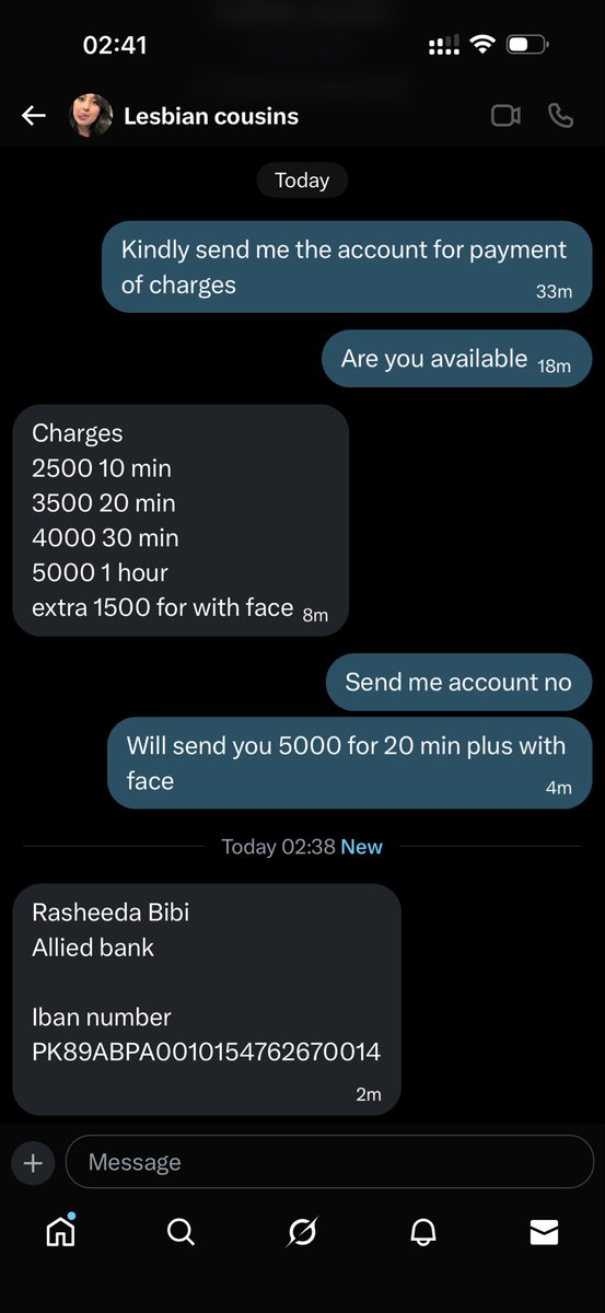 Sm0king33's tweet photo. @ApkiNida she is total fraud…. She takes money from people and went away… Kindly report the account the proof is also attached https://t.co/LF3k0z9BE1