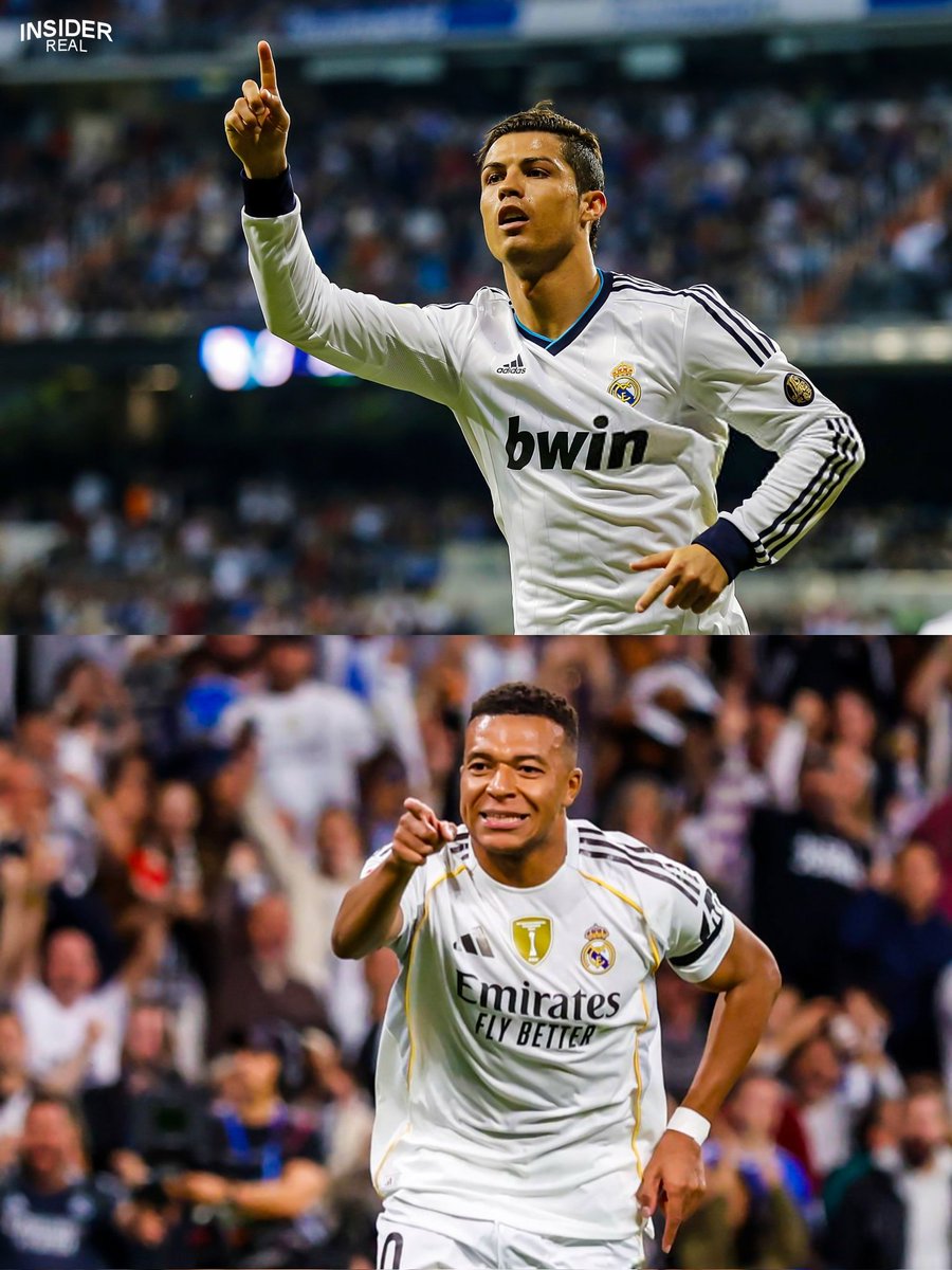 🚨 أكثر اللاعبين تسجيلاً للأهداف في سنة تقويمية مع ريال مدريد :

59 — كريستيانو رونالدو (2013)
59 — كيليان مبابي (2025) ➕
58 — كريستيانو رونالدو (2012)
56 — كريستيانو رونالدو (2014)
54 — كريستيانو رونالدو (2015)
53 — كريستيانو رونالدو (2011)