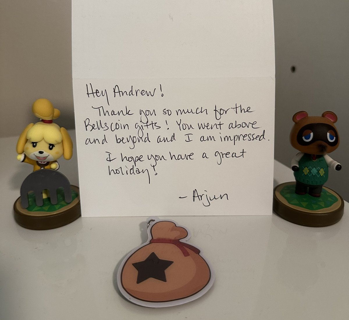 Thank You Very Much <a href="/arjunsethi/">Arjun Sethi</a> for your beautiful and kind letter.

I hope you enjoyed the Bellscoin Box that me and my community sent and we hope to meet you one day at a <a href="/krakenfx/">Kraken</a> event!

I hope to one day be able to trade <a href="/BellsChain/">Bellscoin Blockchain 🔔</a> on your great exchange! 🔔 $Bells