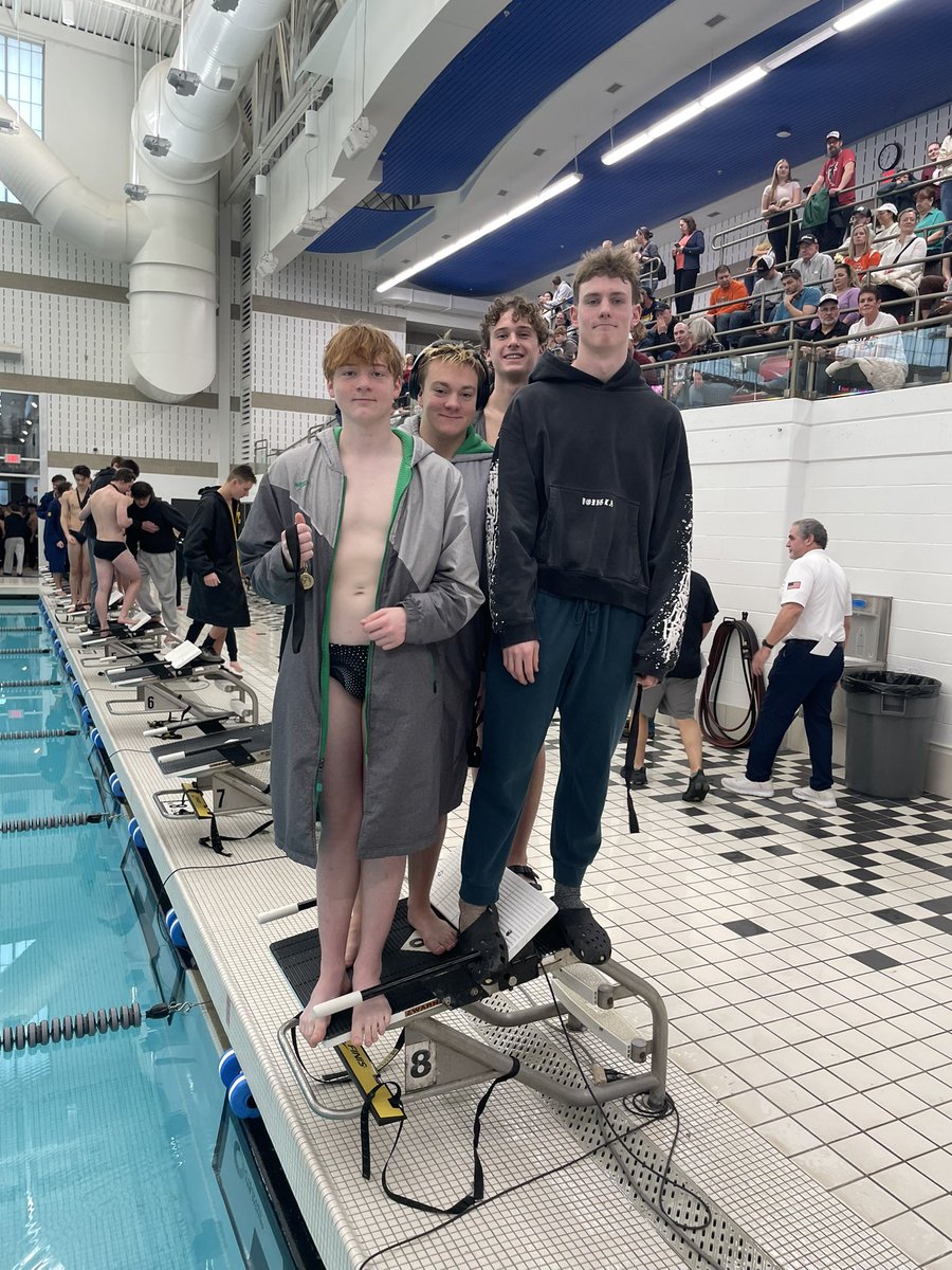 JenisonWildcats's tweet image. Boys Swim/Dive finished 10th at the West Michigan Relays. 

The 200 Backstroke Relay of Isaac Minnema, Colton Brower, Caleb Storey and James Minnema finished 1st overall!