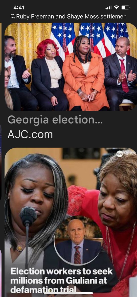 GigiLs88's tweet photo. @DC_Draino @wsbtv @FOX5Atlanta @ajc - NONE have anything to say now !!! Their timeline is void of #RubyFreeman #ShayMoss ballot runners . I hope @RudyGiuliani gets justice!!! #GaPol https://t.co/9ERRPXiKsK