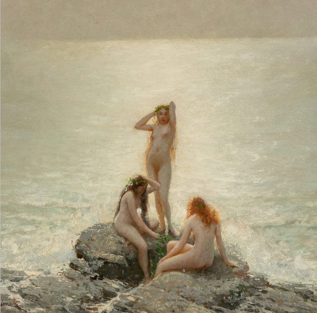 pmamtraveller's tweet image. Joseph Tomanek - Three Bathers
