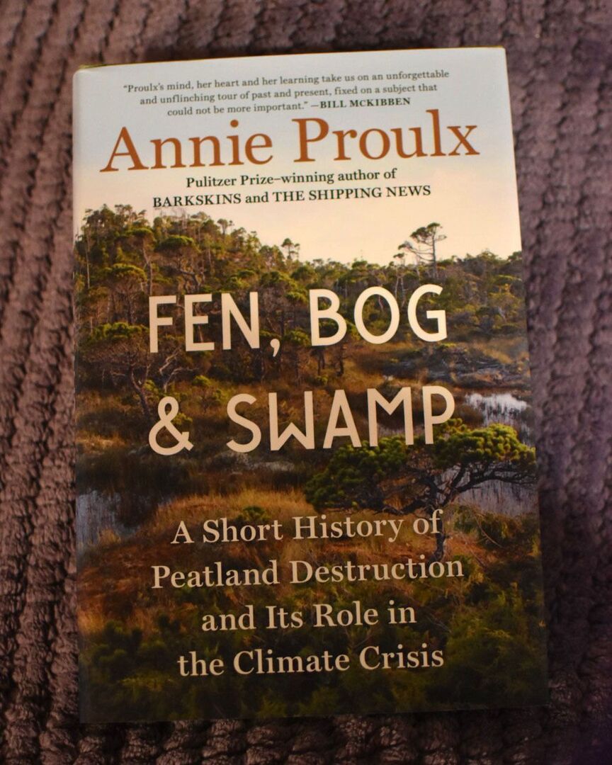 Spectral_Illumi's tweet photo. 2025-12-20 New #book for me-- Annie Proulx's Fen, Bog, and Swamp: a Short History of Peatland Destruction and Its Role in the Climate Crisis #books #lezen #boeken #boek #reading #readingrules https://t.co/UV92bP9Myq https://t.co/rjqxYdHQzj