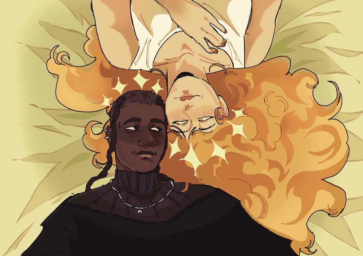 Fawn_tasy's tweet image. My tlt secret santa piece for Crow! Alectostasia be upon ye #tlt #TheLockedTomb