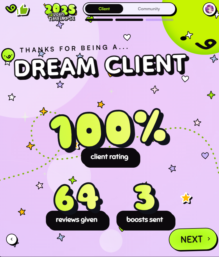 SynnaMoonveil's tweet photo. I need to send more boosts next year! And also not miss giving reviews. I commissioned 68 art pieces, and I missed reviewing four of them. I'm so sorry to the artists I missed! 💜
#vgen #vgenclient #vgencomm https://t.co/CtJ4P2Tj2z