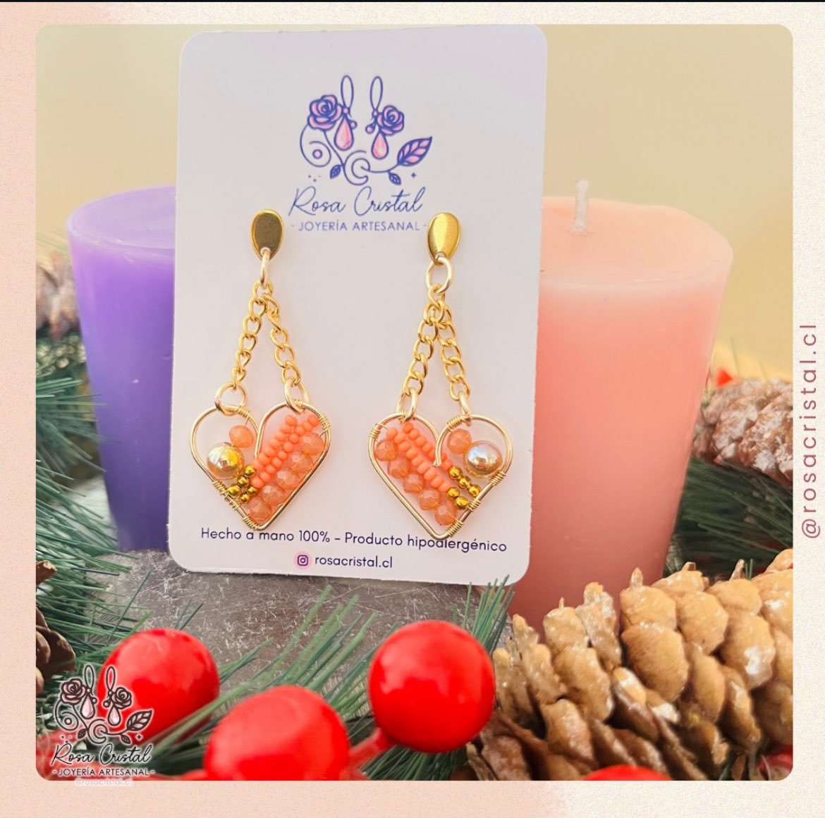 #GMMTVStarlympics2025

Paso a hacer spam de la pyme de mi esposa. 

🎄✨ Regalos de Navidad listos ✨🎄 Aros, collares, pulseras y scrunchies 🎁 Detalles lindos, delicados y perfectos para regalar 💖 👉 instagram.com/rosacristal.cl