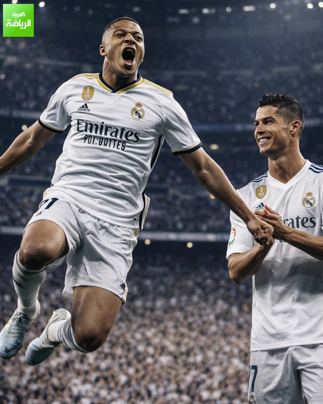 كريستيانو رونالدو في 2013 سجل 59 هدفاً خلال 50 مباراة -مبابي في 2025 سجل 59 هدفاً خلال 50 مباراة. مبابي عادل رقم أسطورة ريال مدريد لكن لن يستطيع كسره لأن مباريات الفريق في 2025 انتهت رسمياً 