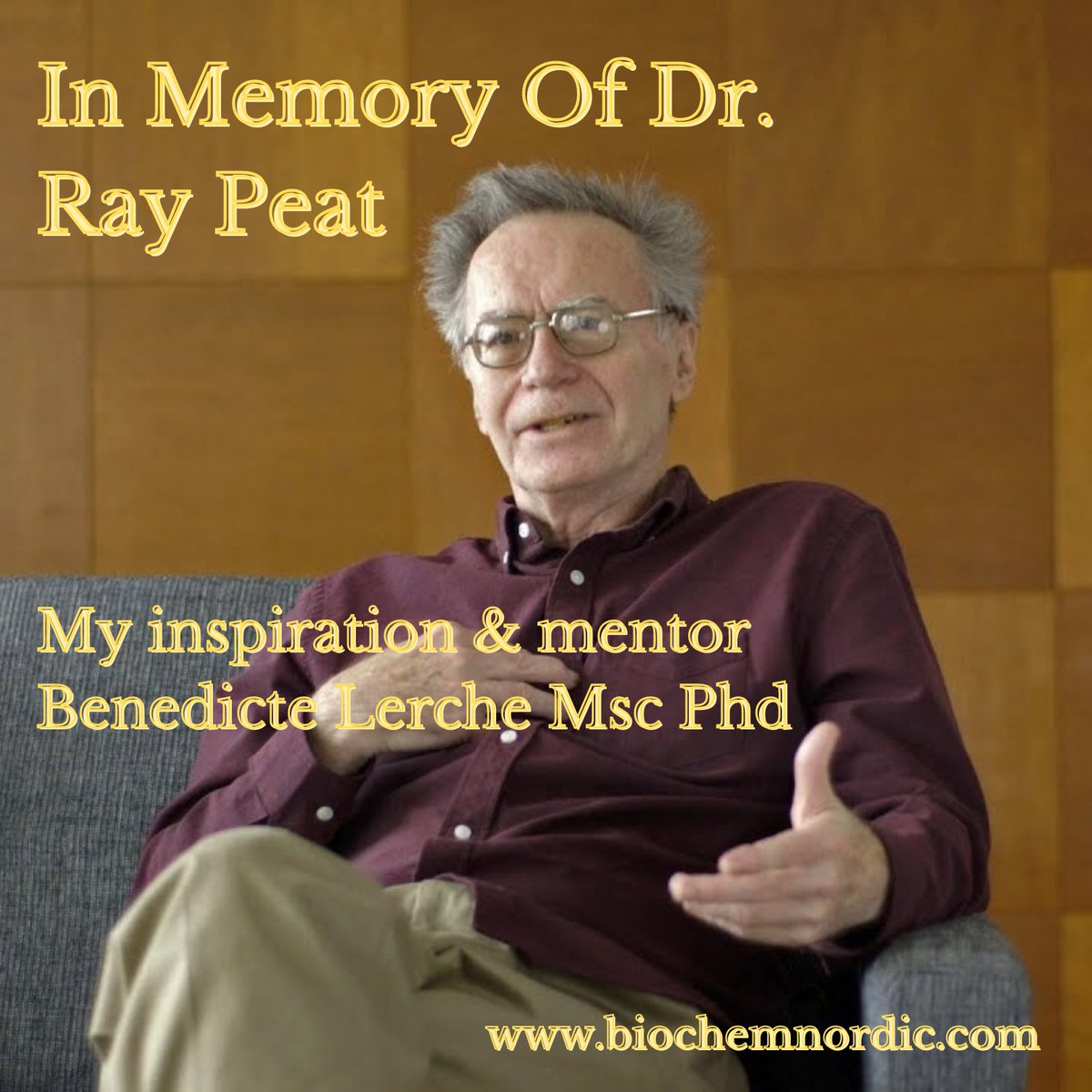 In a bittersweet tribute to Dr. Ray Peat, Dr. Lerche talks to Kitty Martone about how to heal from metabolic and hormonal imbalances using the techniques she learned from Dr. Peat.
open.spotify.com/episode/6tjNsv…

#thyroid #raypeat #metabolism #hormones #thyroiddiet #hypothyroidism