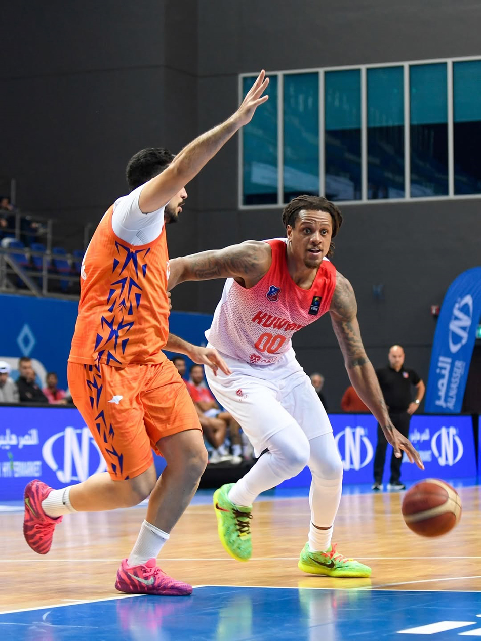 الكويت يهزم كاظمة ويبتعد بصدارة دوري السلة - القادسية يهزم الصليبخات ضمن منافسات الجولة السابعة 