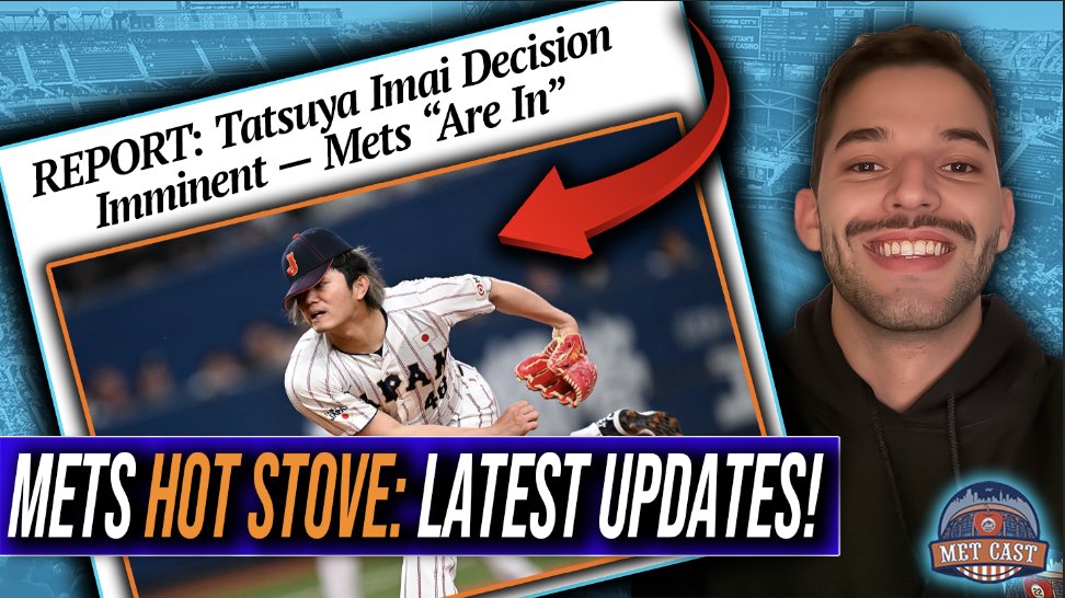 MetCastPod's tweet image. LIVE TONIGHT at 7:30 PM! All the latest hot stove updates! See you then fam! 

#Mets #MetCast