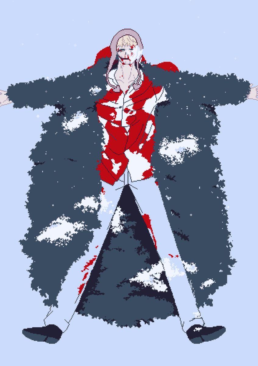 Winter for Cora-san 
#ONEPIECE #pixelart