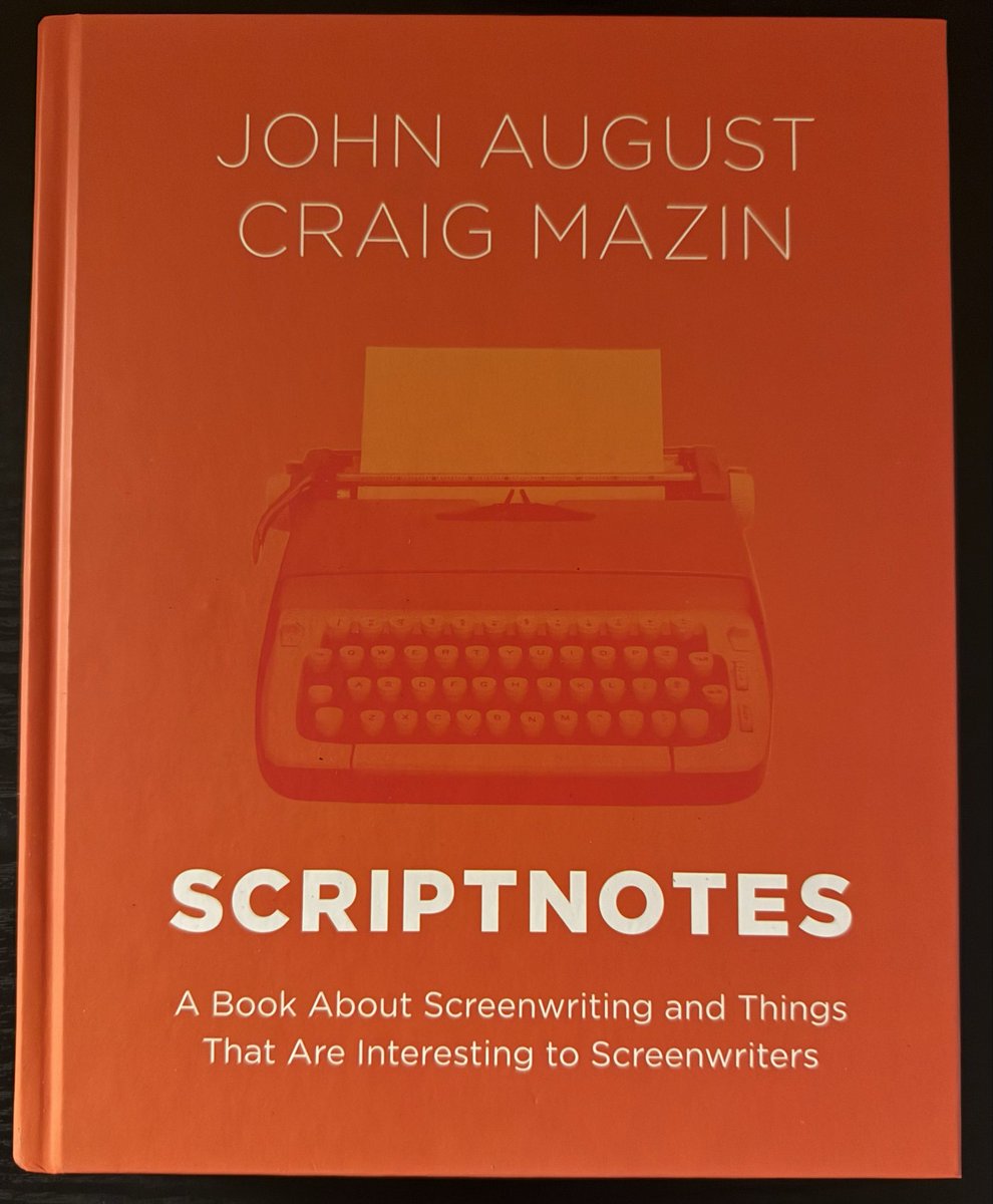 ColinJMacLeod's tweet image. Yay! It’s here 🤗

#scriptnotes #screenwriting #film #WritingCommunity