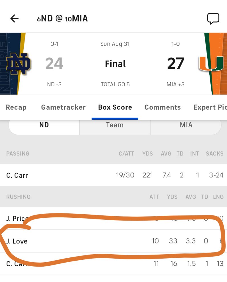 Except he didn't