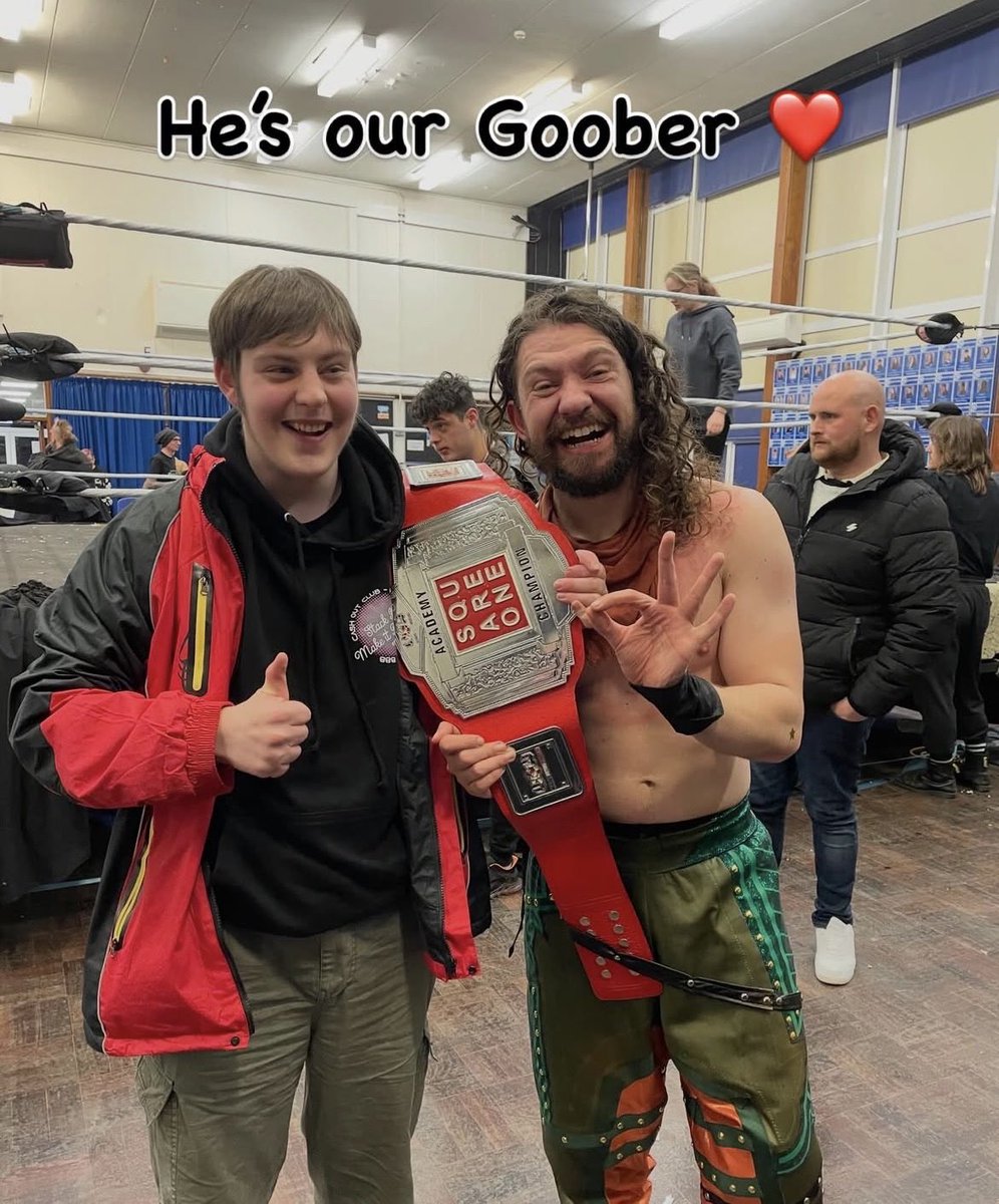 The picture tells a thousands words!

Well done you Goober! You deserve it, and we are so proud!!! ❤️❤️❤️

<a href="/TIG_pw/">TIG 🛩️</a> <a href="/weareubw/">Ultimate British Wrestling</a>