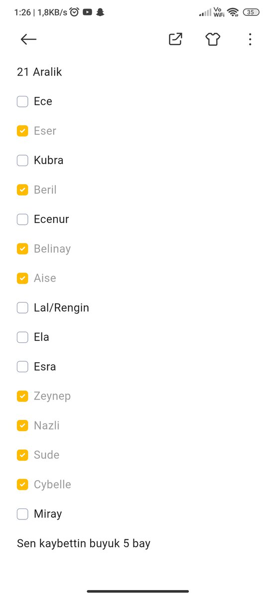 Giris gelisme sonuctur