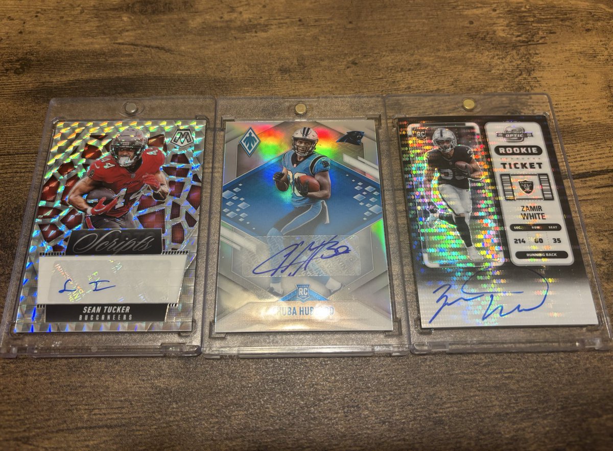 VCSportsCards's tweet photo. Sean Tucker Auto
Chubba Hubbard Auto
Zamir White Auto /8

5$ each https://t.co/Tw0cjWpEN1