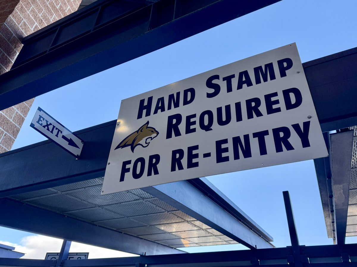cfbcampustour's tweet image. Want to go back to your car &amp;amp; tailgate during halftime?

That’s no problem here at Montana State. Just get your hand stamped on the way out of the stadium &amp;amp; you’re good to go 👍