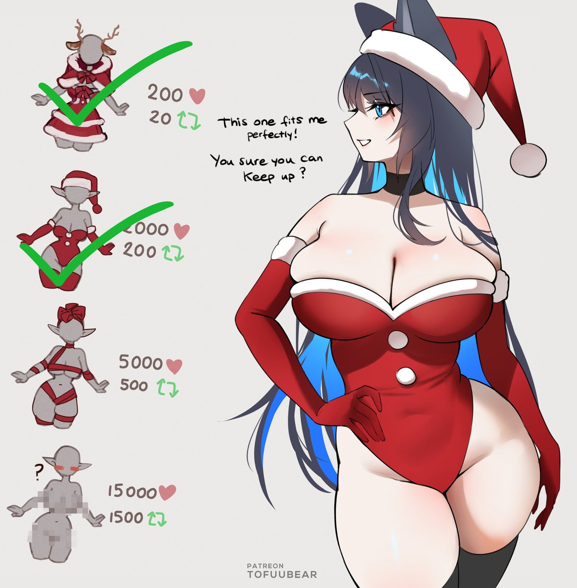 Tofuubearart's tweet image. Can you? 🎄