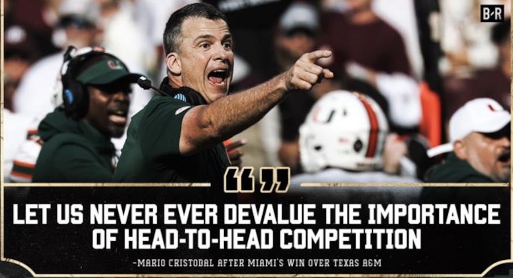JayCollinsFL's tweet image. On to the next Game!  Congrats to the U! @CanesFootball 

Competition Forges Excellence……

Always.
