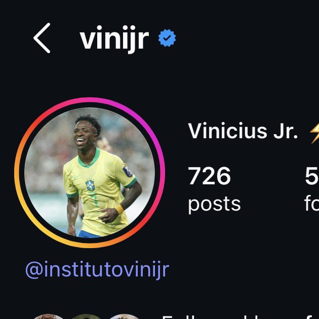 🚨 Vinicius has removed his profile picture with the Real Madrid shirt 5 minutes after the game after he was booed by fans.