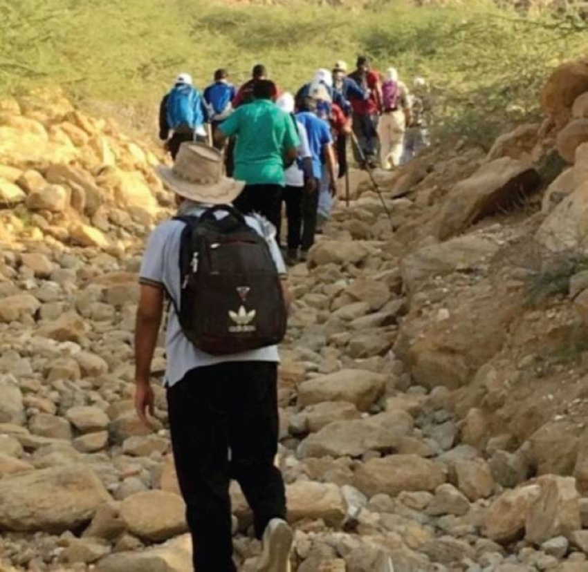 «هايكنج» على جبال أحد وعير والملساء #روح_المدينة 