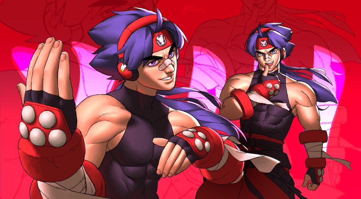 My gift for <a href="/EBdrawsstuff/">🦋ebdrawsstuff.bsky.social🦋</a>, featuring Yuji, not to be messed with.