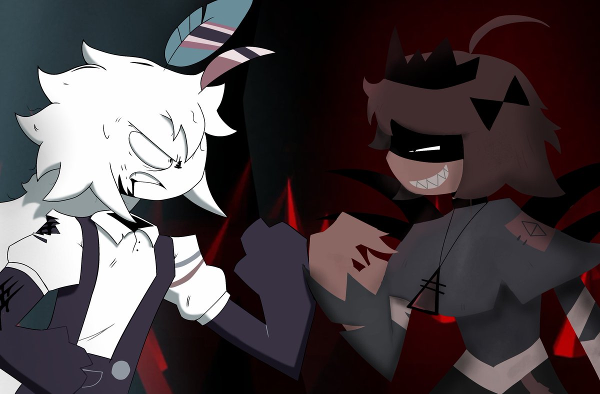 FearfullMoon's tweet image. Tweaked this a little bit!
Engel V.S Alice in a story I’m writing
#fundamentalpapereducation #fpefanart