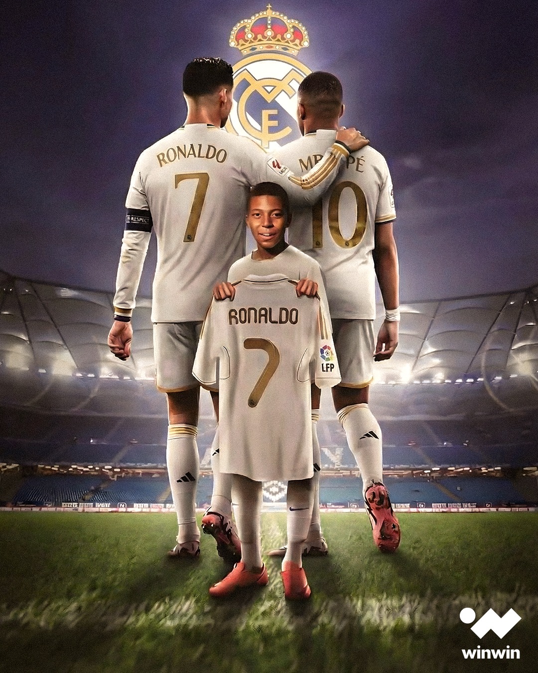 كيليان مبابي يصل إلى هدفه الـ59 هذا العام، ويُمسي أكثر لاعب تسجيلا للأهداف في عام واحد مع ريال مدريد بالتساوي مع الأسطورة كريستيانو رونالدو، الذي سجل 59 هدفا عام 2013. بالأمس كان يعتبره قدوة، واليوم صار يطارد أرقامه القياسية 