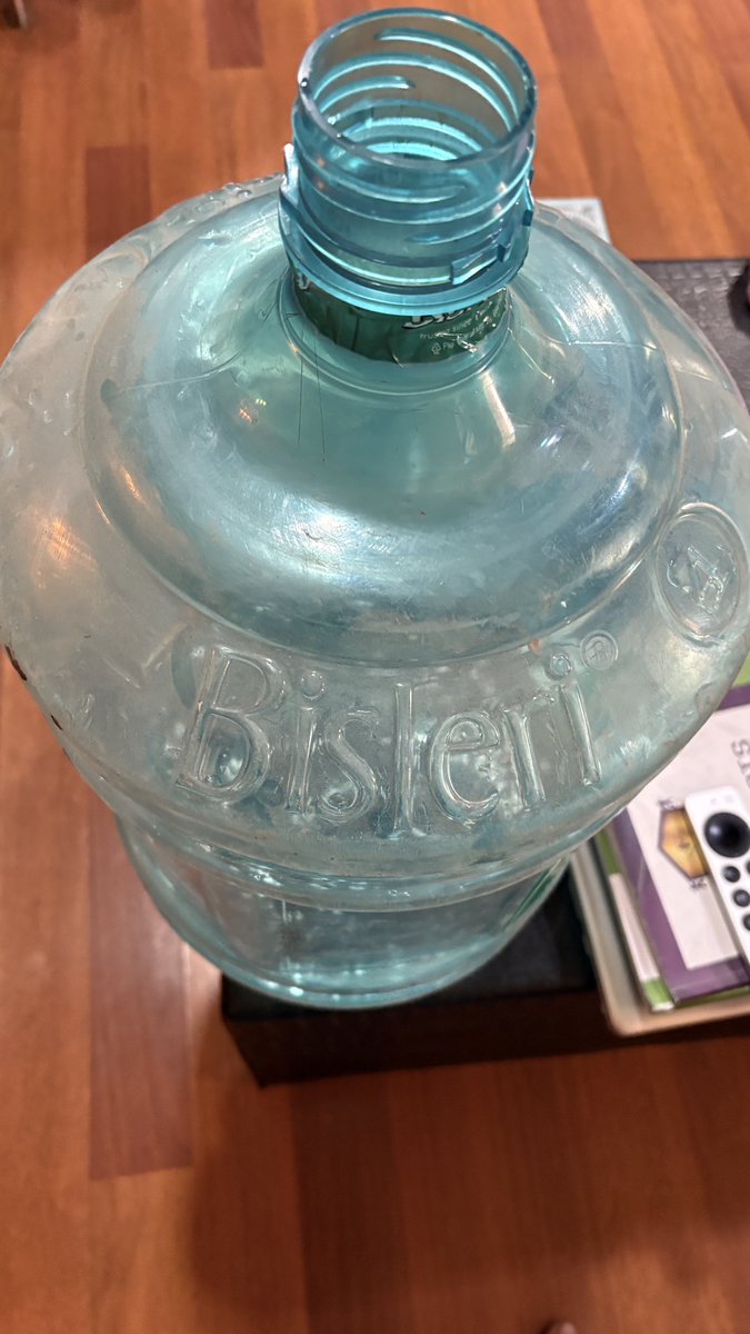 Viraj231982's tweet photo. @BisleriZone Shocking to find white floating particles in a sealed Bisleri water jar. This raises serious questions on quality control and consumer safety, unacceptable for a brand that claims purity. Seeking urgent action and accountability else this will be escalated to media https://t.co/T8yt0tm9oj