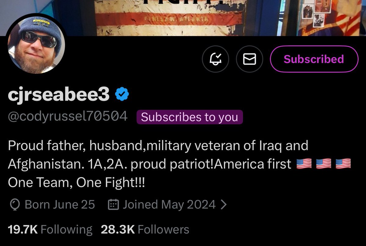 Cody <a href="/codyrussel70504/">cjrseabee3</a> 30k by Christmas 🎅 shoutout. 🫡🇺🇸 combat vet.  Great man. Good friend. Helps everyone. I could go on and on. I’m gonna try my best to give this great man a Christmas present.  30k by Christmas for Cody. #30kforcody  he’s one of those people that as his