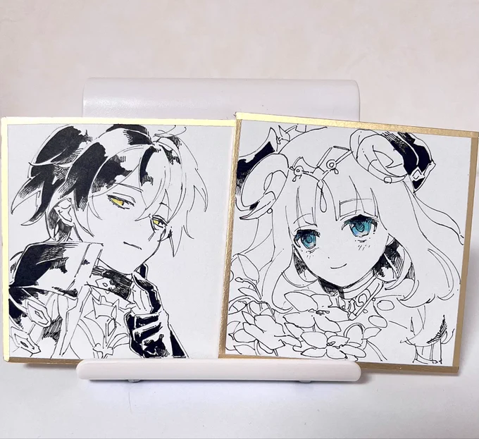 持ってく色紙です〜!今日はよろしくお願いします🙂‍↕️ 