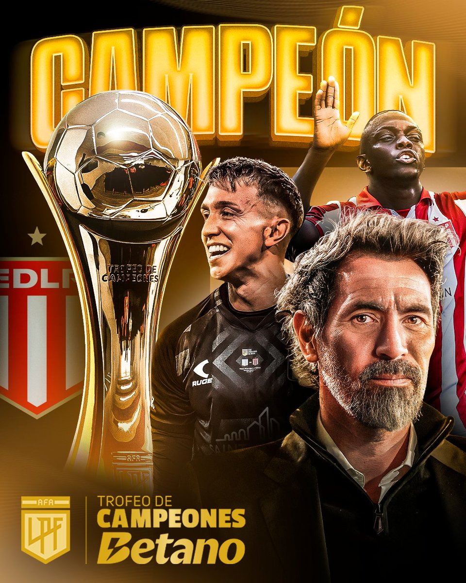 ¡El Pincha vuelve a gritar campeón! <a href="/EdelpOficial/">Estudiantes de La Plata</a> derrotó a Platense y se quedó con el #TrofeoDeCampeones Betano 2025 🏆