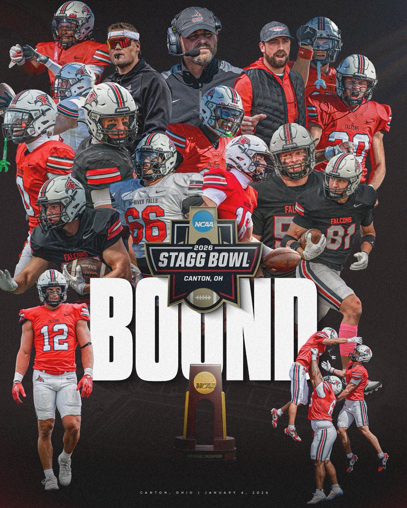 charliehuschka's tweet photo. In 2019 we went 2-8.

After covid-szn in 2021, we went 9-2 + Isthmus Bowl Champs. 

What @CoachWalkerRF and staff have done in western WI is nothing short of remarkable. 

@UWRFFootball heads to their first Stagg  Bowl in program history.

📸@SethHoward_ https://t.co/ja9ySvPRij